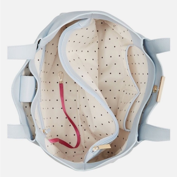 On 34th Extra-Large Tote, Skyway Blue - Picture 5 of 12